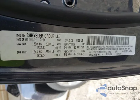 2014 Jeep Compass Sport z USA, uszkodzony, nr VIN 1C4NJCBA8ED800913